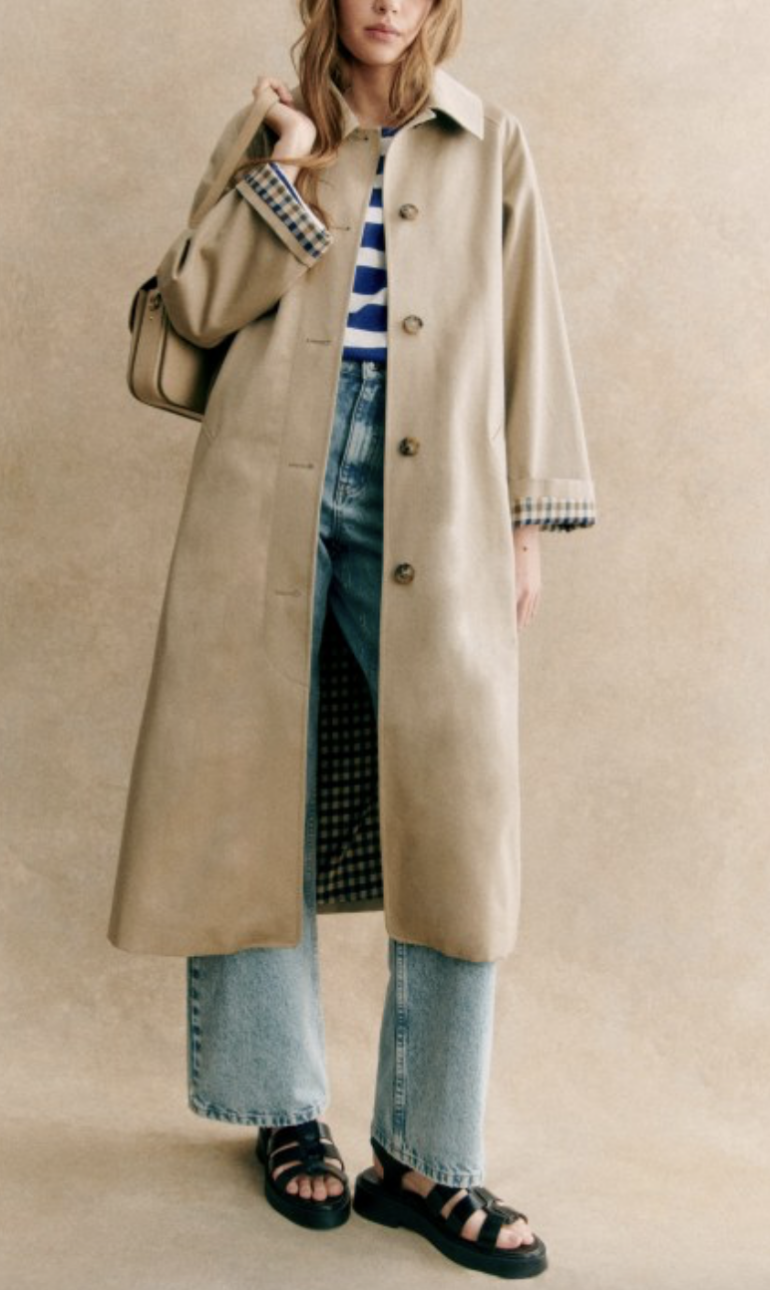 sezane trench coat